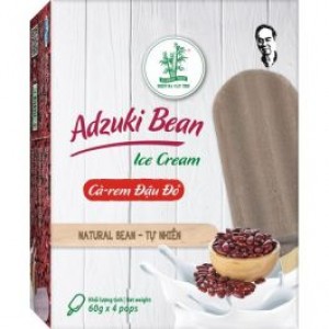 竹树牌冰棒 红豆味 BAMBOO TREE Ice Bar Adzuki Bean 4*60g