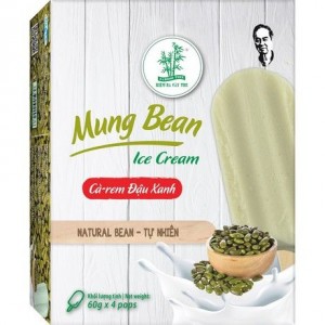 竹树牌冰棒 绿豆味 BAMBOO TREE Ice Bar Mung Bean 4*60g
