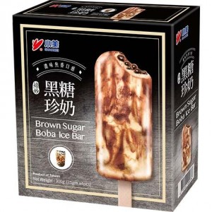 小美 黑糖珍奶冰棒 SHAOMEI Ice Bar Brown Sugar Boba  4 X 75g 