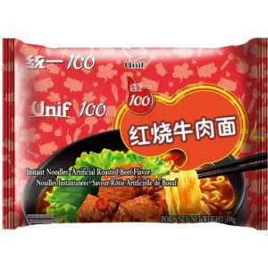 统一红烧牛肉面108G