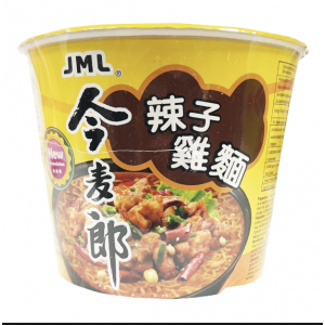 今麦郎辣子鸡面 JML bowl noodle spicy chicken 100g