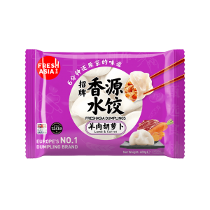 香源羊肉胡萝卜水饺 FRESHASIA Lamb & Carrot Dumplings 400g