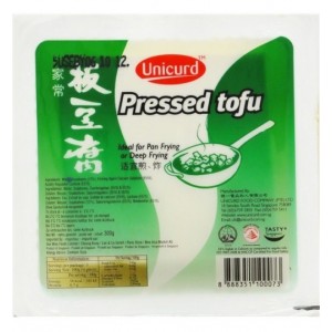 统一  板豆腐  Unicerd Pressed Tofu/Kotitekoinen tofu (sopii paistamiseen) 300g 